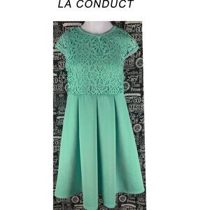 LA Conduct Fit & Flare Sleeveless Dress Size 12